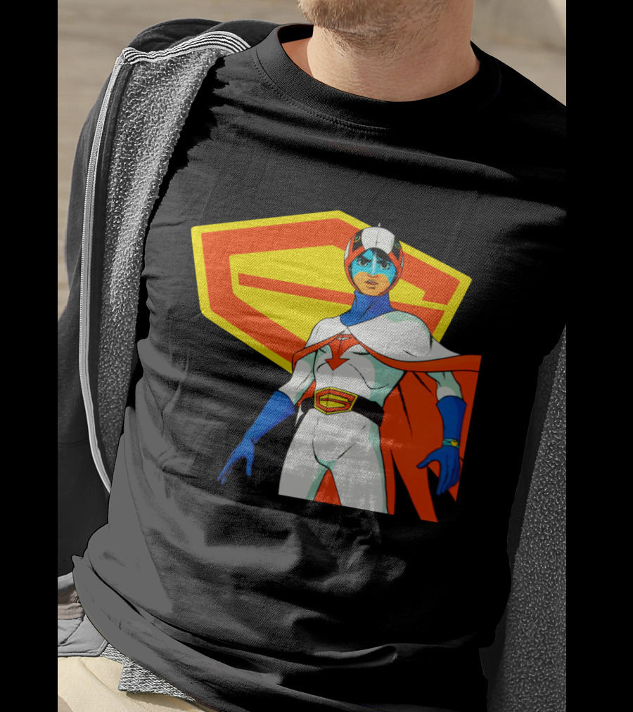 Battle Of The Planets G Force Iconic Character With Emblem T-Shirt