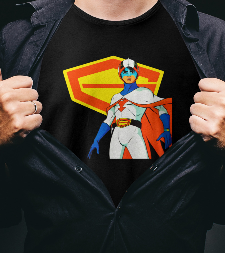 Battle Of The Planets G Force Iconic Character With Emblem T-Shirt