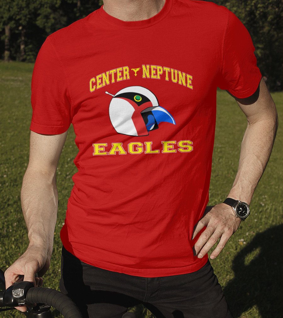 Center Neptune Eagles G-Force Helmet T-Shirt