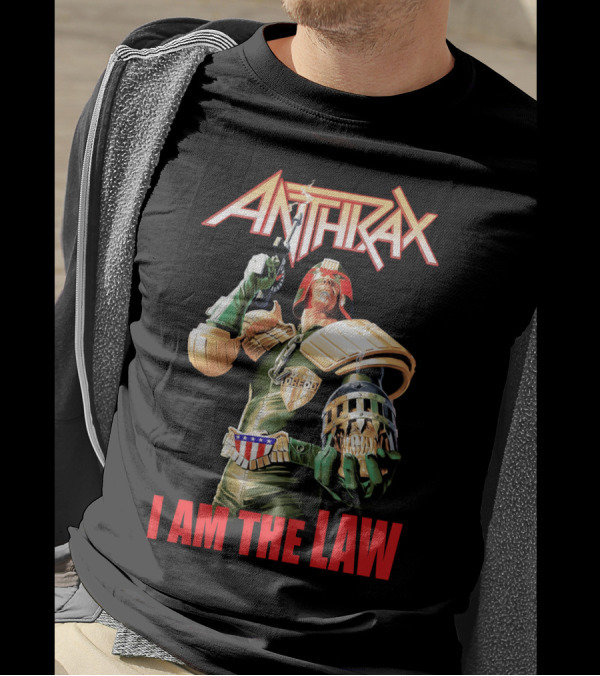 Anthrax Judge Dredd I Am The Law T-Shirt