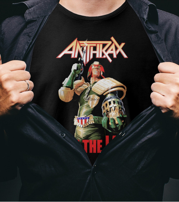 Anthrax Judge Dredd I Am The Law T-Shirt