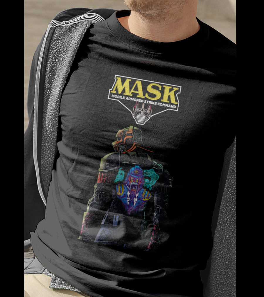 MASK Mobile Armored Strike Kommand Retro Robot Warrior T-Shirt