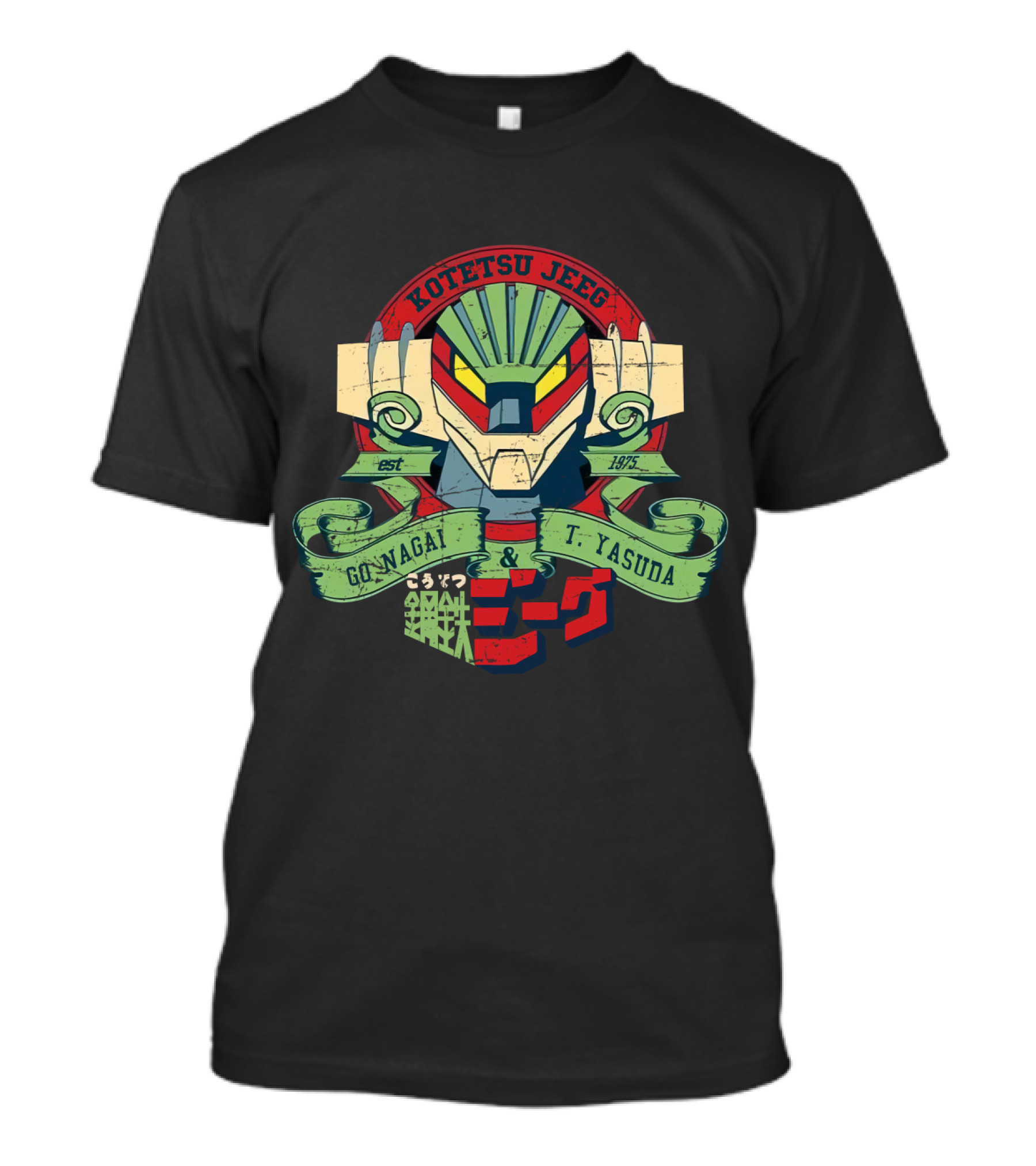 Kotetsu Jeeg Go Nagai T. Yasuda 1975 Japan Robot T-Shirt