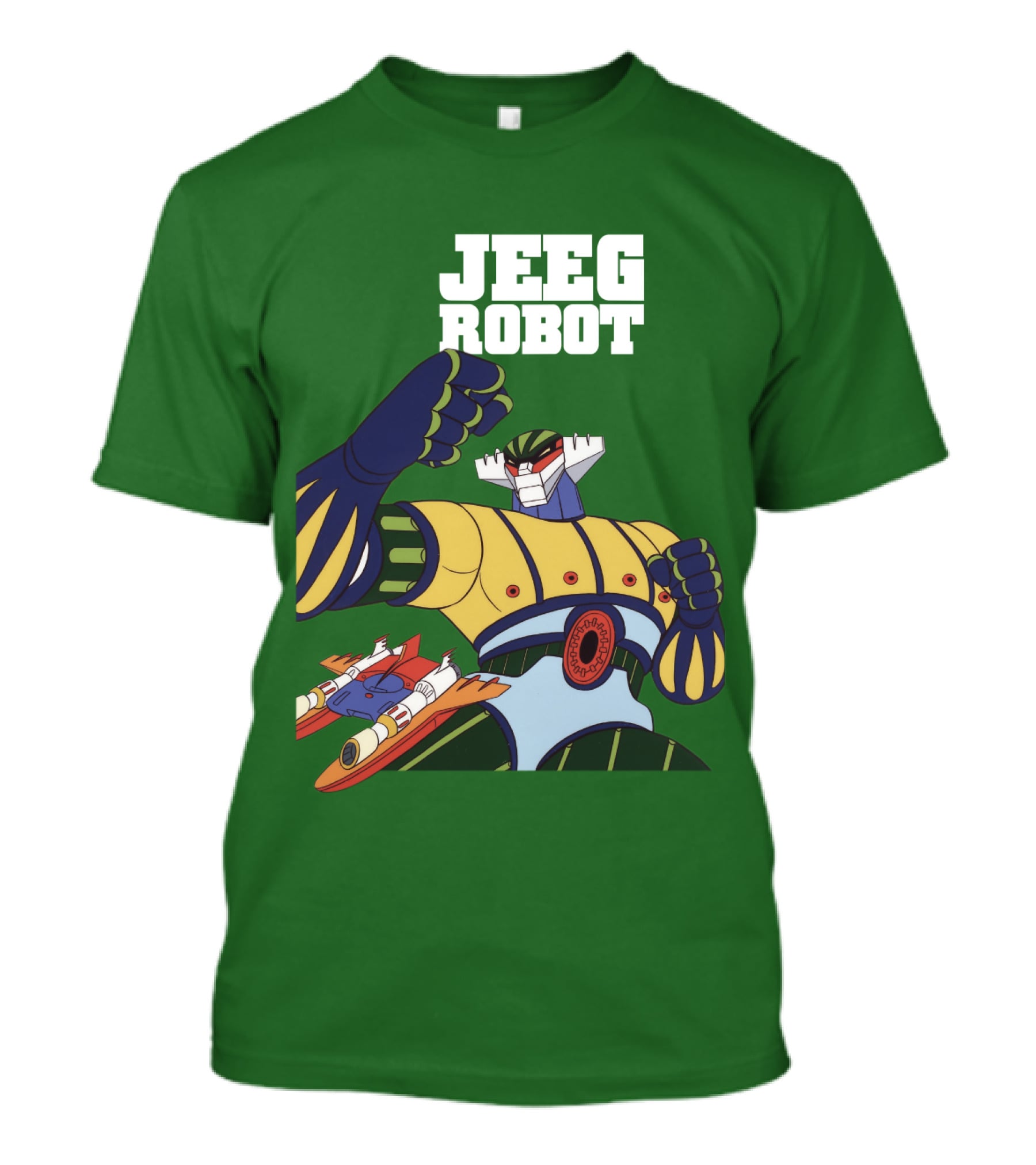 Jeeg Robot Anime Mecha Hero Dynamic Pose T-Shirt