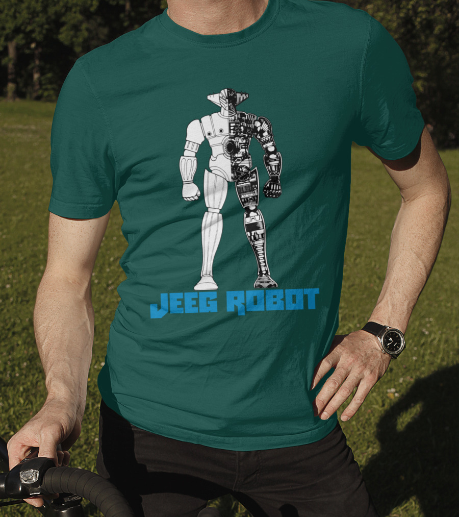Jeeg Robot Cyborg Half-Mechanical T-Shirt