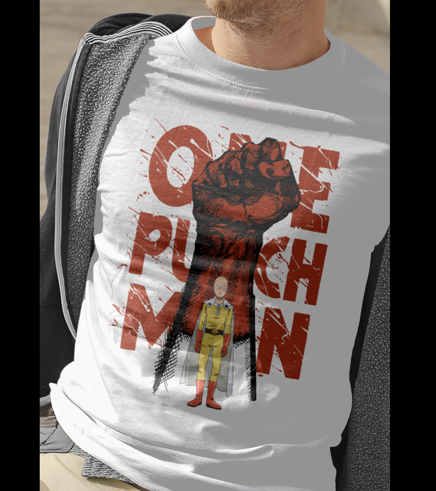 One Punch Man Saitama Hero Fist Power T-Shirt