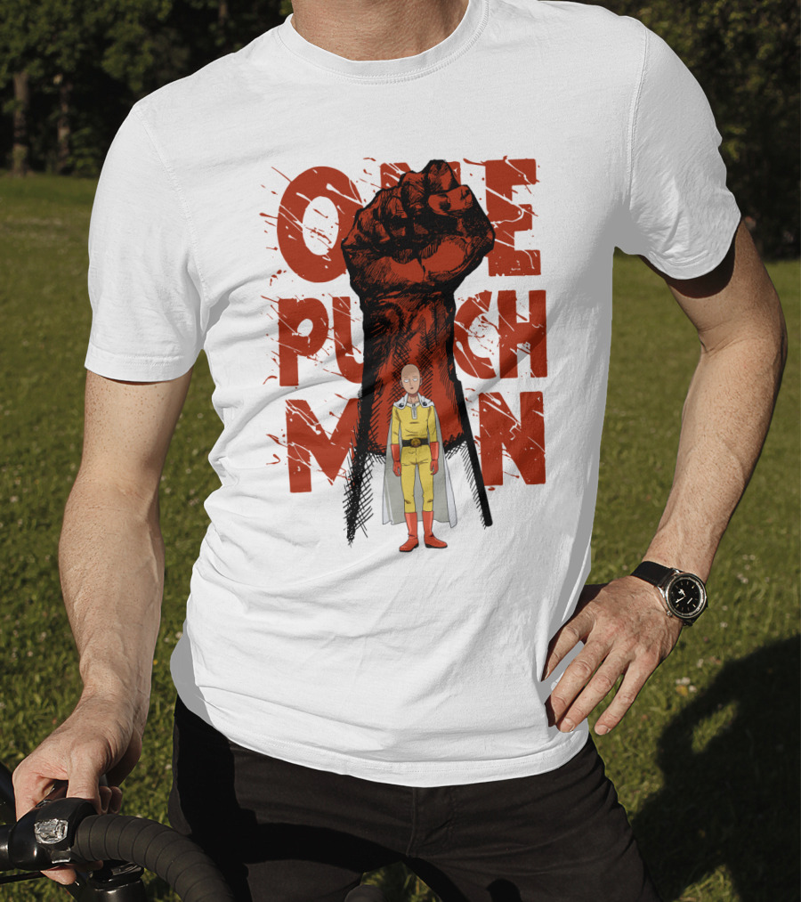 One Punch Man Saitama Hero Fist Power T-Shirt