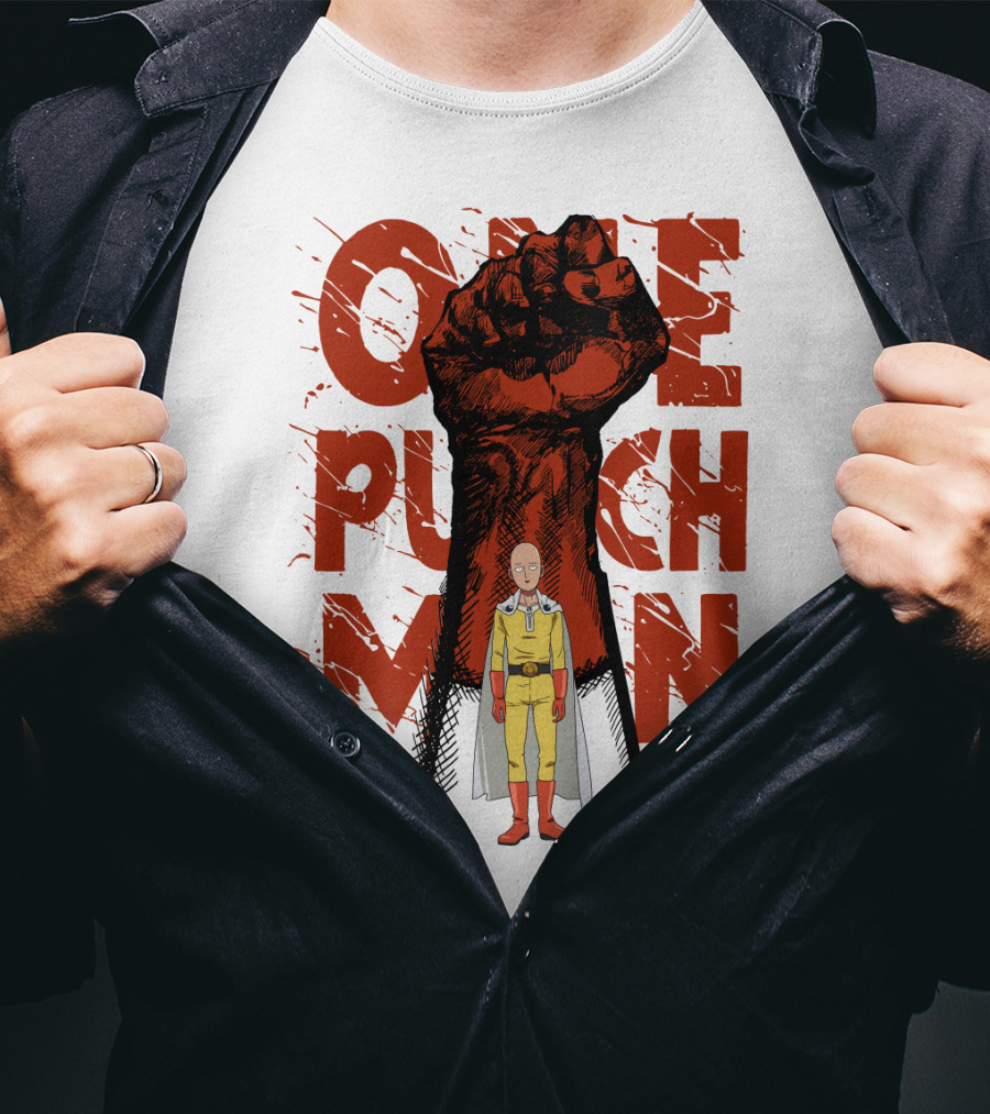 One Punch Man Saitama Hero Fist Power T-Shirt