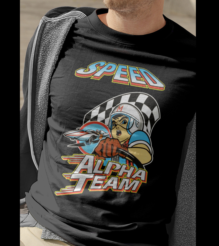 Speed Racer Alpha Team Dynamic Racing Adventure T-Shirt