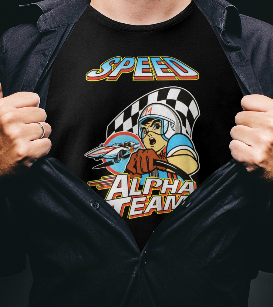 Speed Racer Alpha Team Dynamic Racing Adventure T-Shirt