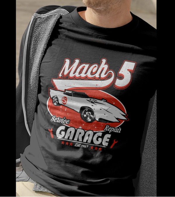 Mach 5 Service Repair Garage Est 1967 T-Shirt