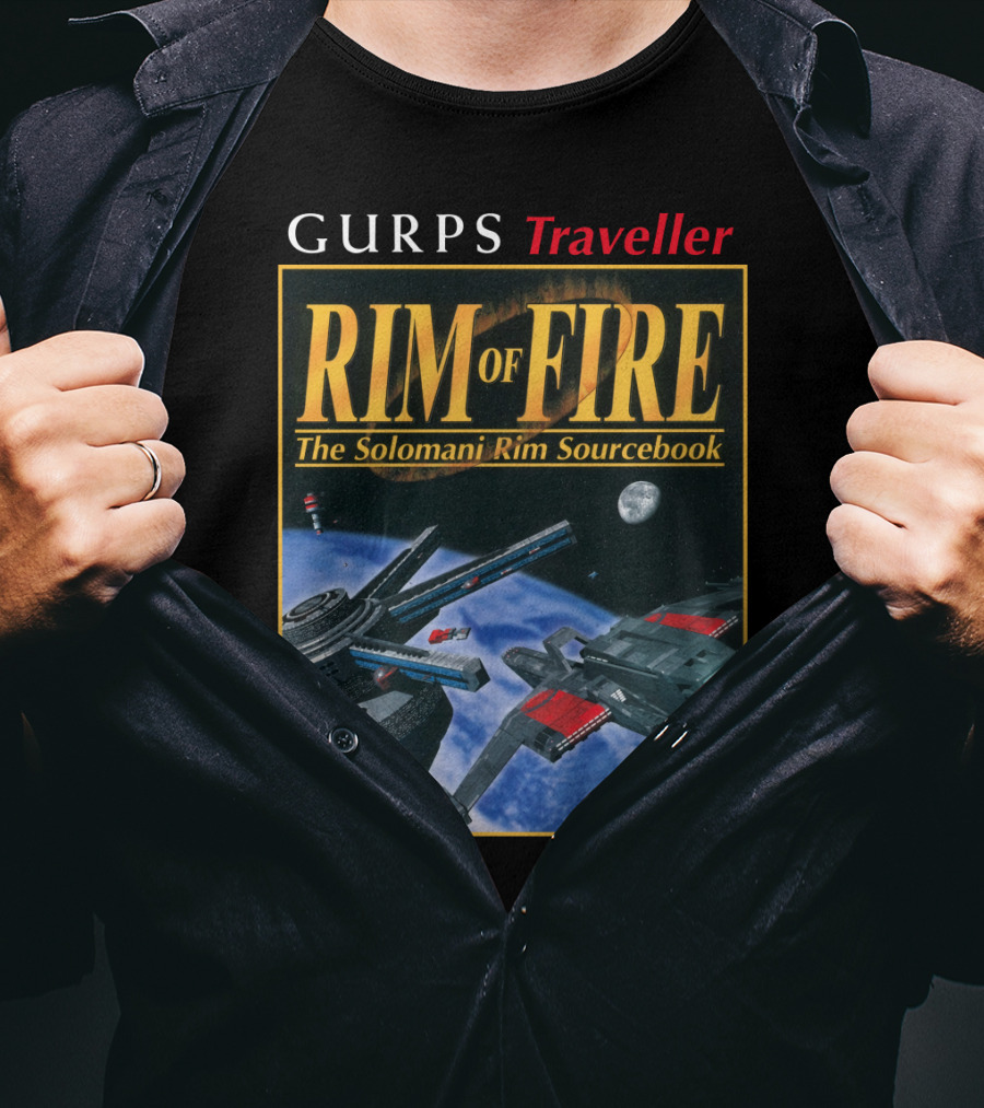 GURPS Traveller Rim Of Fire The Solomani Rim Sourcebook T-Shirt