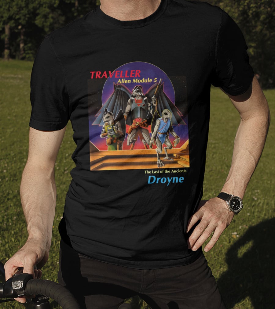 TRAVELLER Alien Module 5 The Last Of The Ancients Droyne T-Shirt