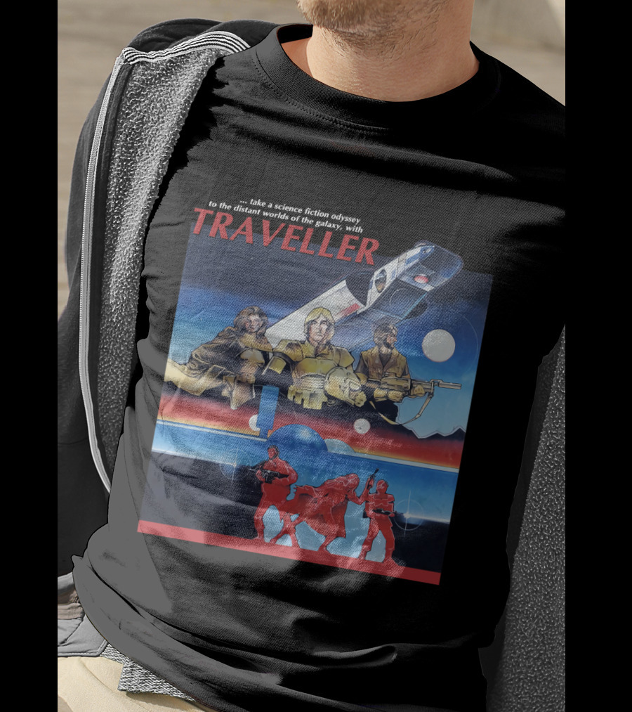 Traveller Science Fiction Odyssey To The Distant Worlds Of The Galaxy T-Shirt
