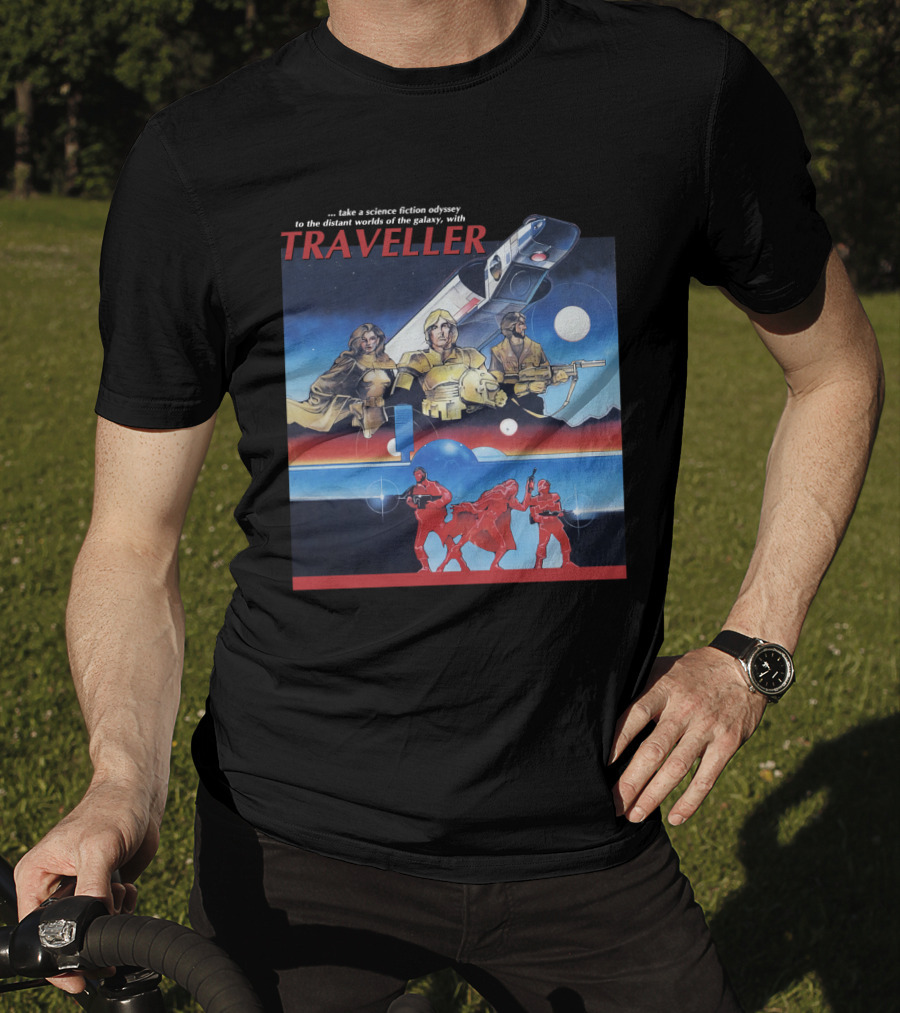 Traveller Science Fiction Odyssey To The Distant Worlds Of The Galaxy T-Shirt