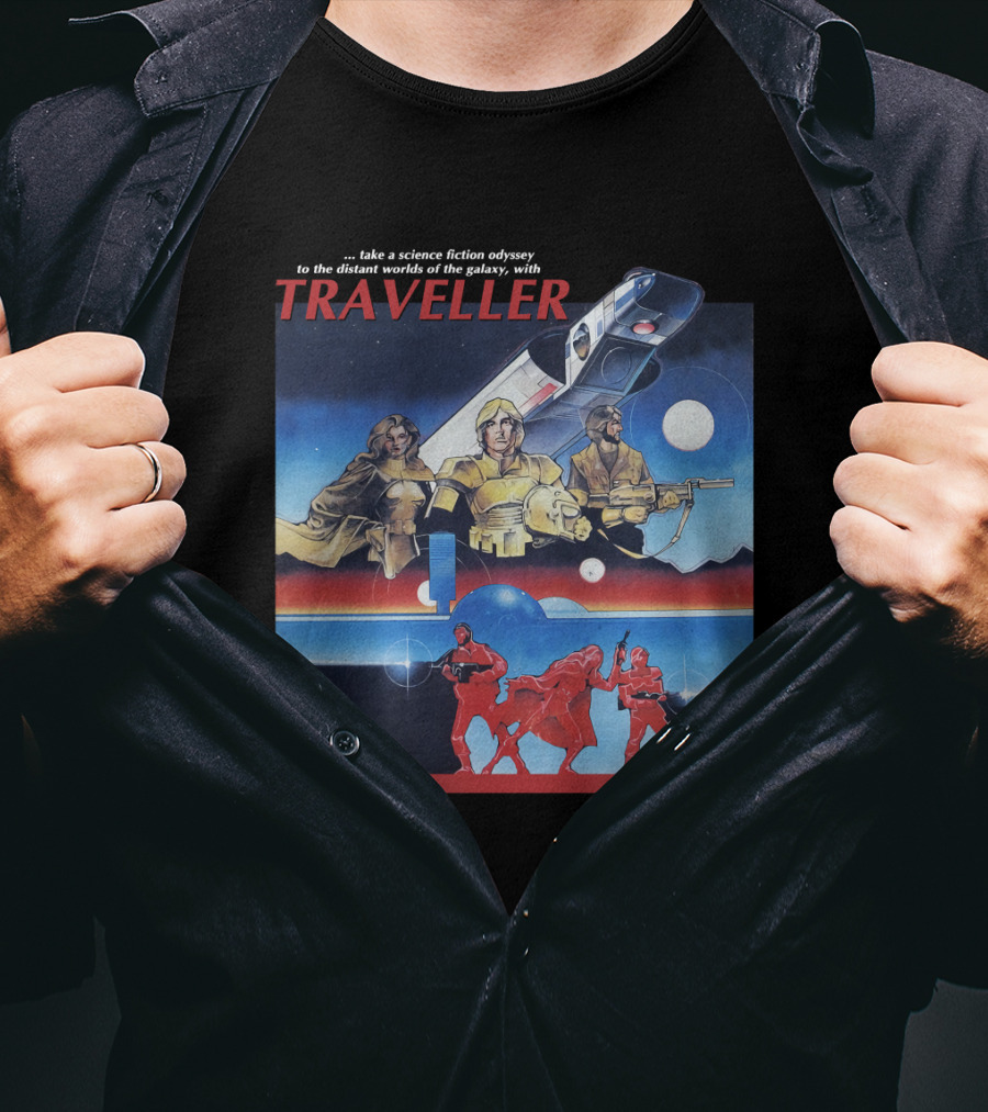 Traveller Science Fiction Odyssey To The Distant Worlds Of The Galaxy T-Shirt