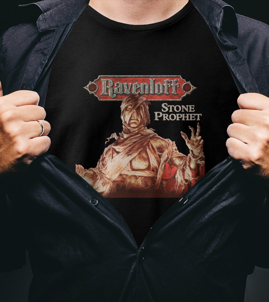 Ravenloft Stone Prophet Mummy Horror T-Shirt