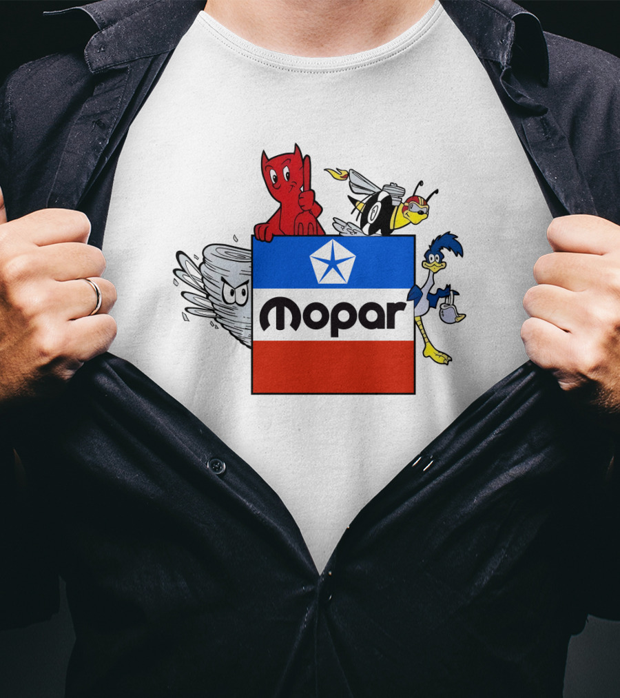 Mopar Dodge Road Runner Tasmanian Devil Bee Racing Icon Collection T-Shirt