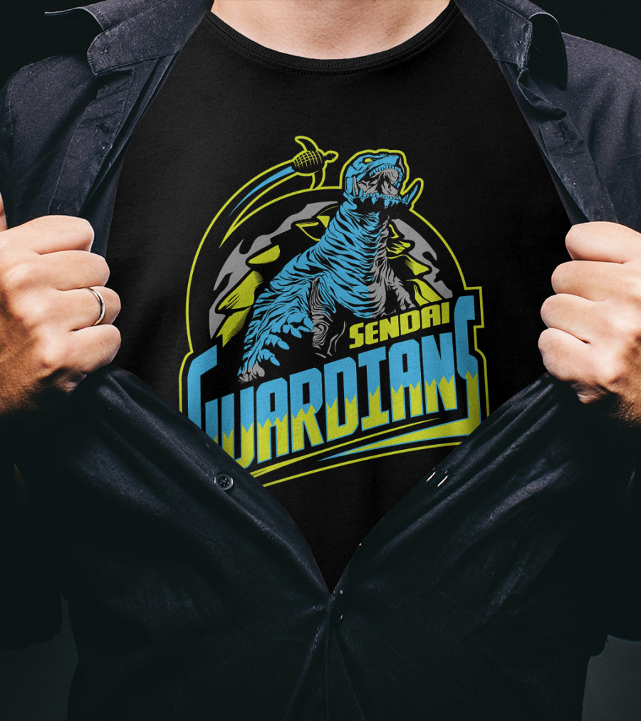Sendai Guardians T-Rex Kaiju Sports T-Shirt