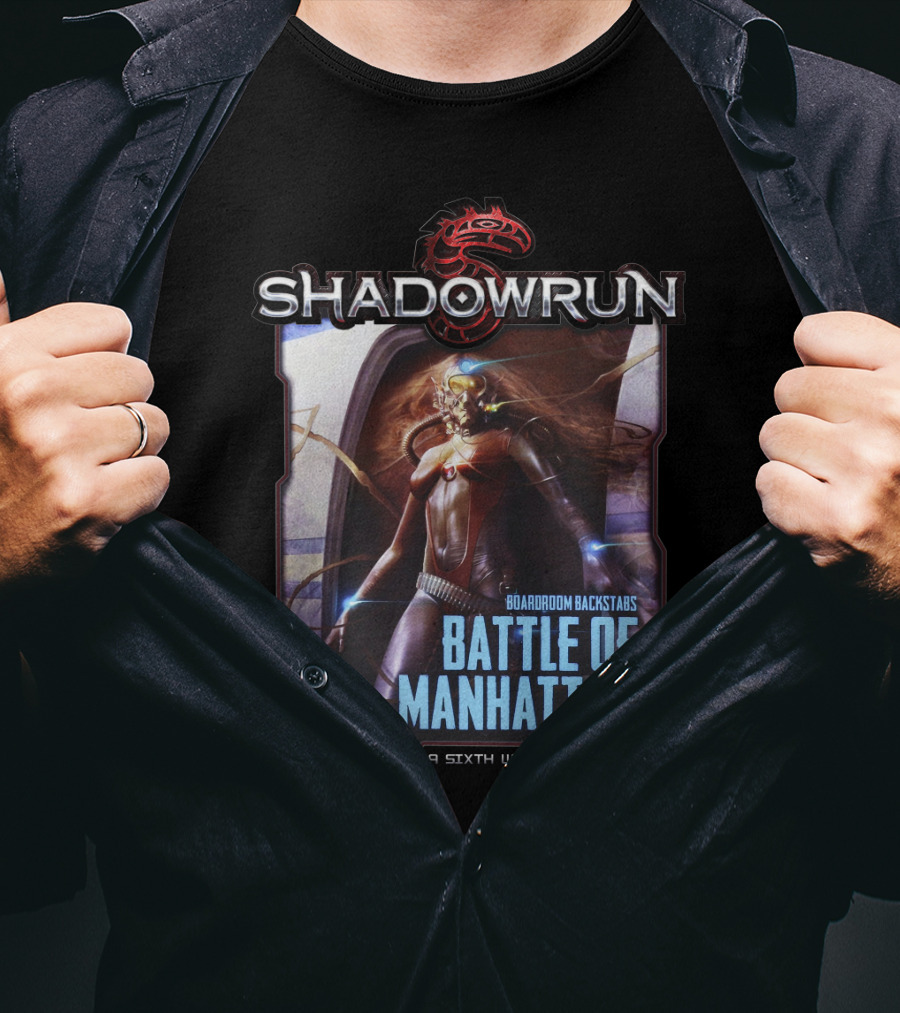 Shadowrun Boardroom Backstabs Battle Of Manhattan A Sixth World Adventure T-Shirt