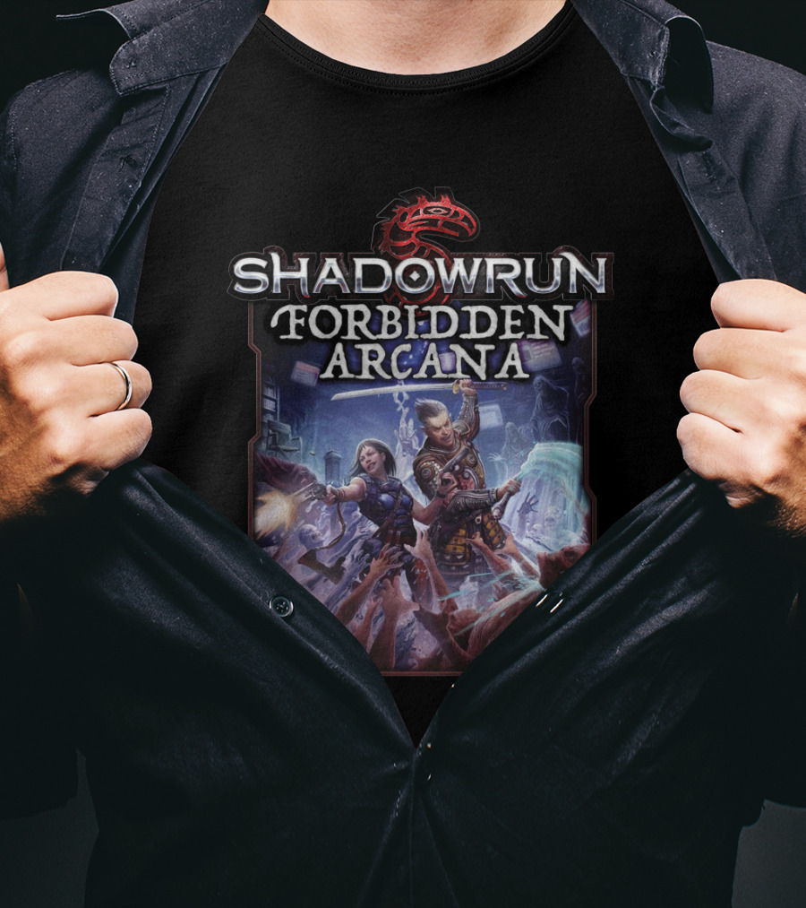 Shadowrun Forbidden Arcana Catalyst Game Labs T-Shirt