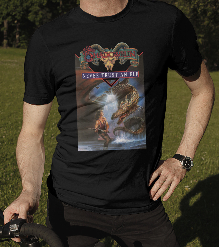 Shadowrun Never Trust An Elf T-Shirt