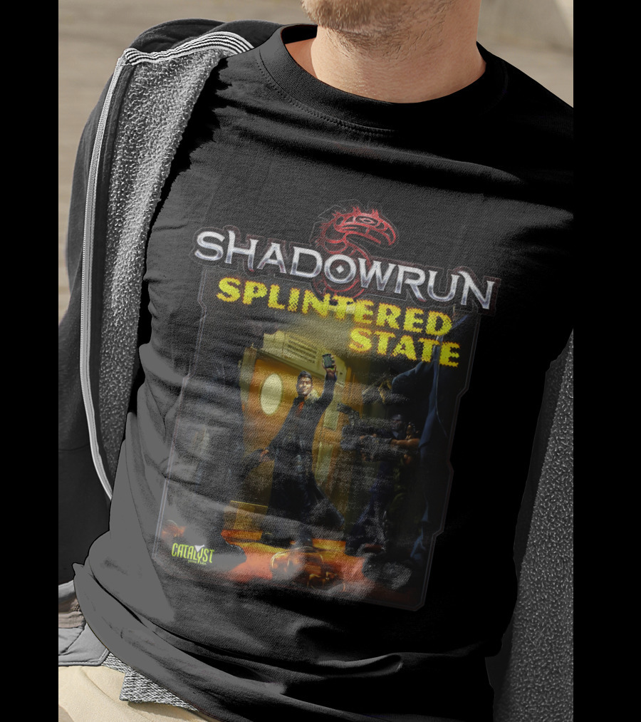 Shadowrun Splintered State Catalyst Game Labs T-Shirt