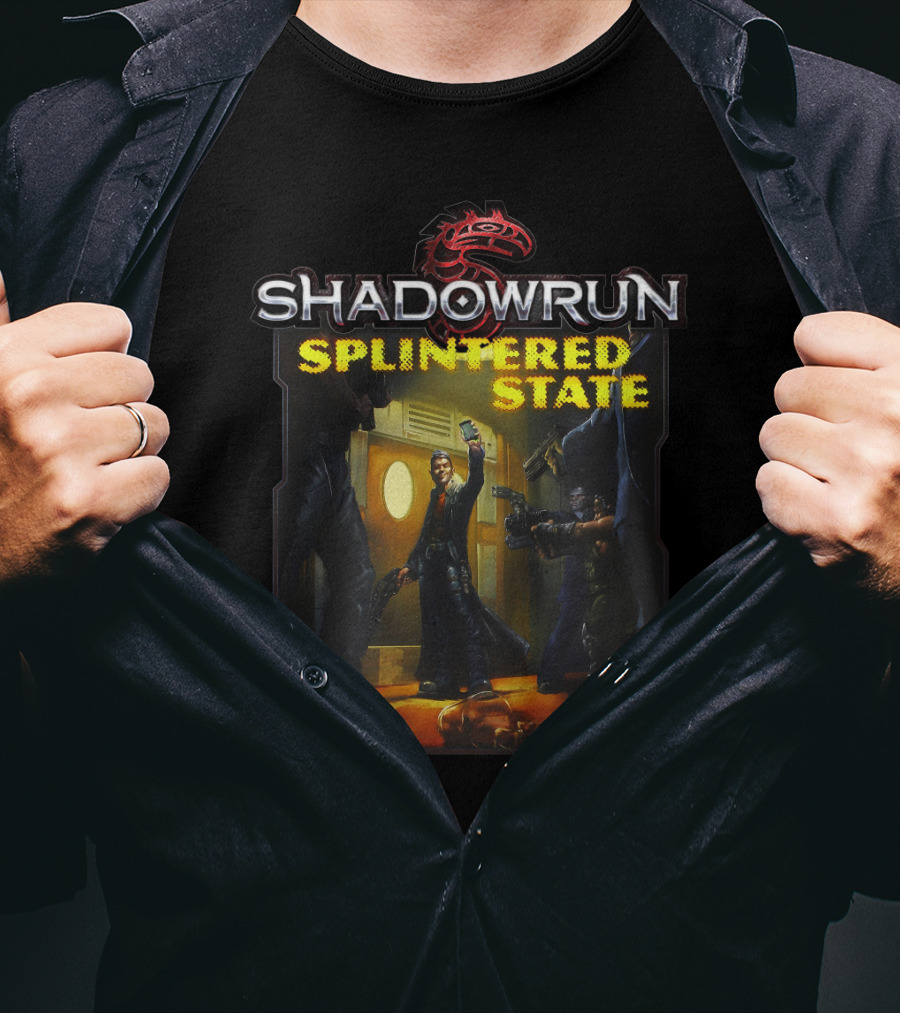 Shadowrun Splintered State Catalyst Game Labs T-Shirt