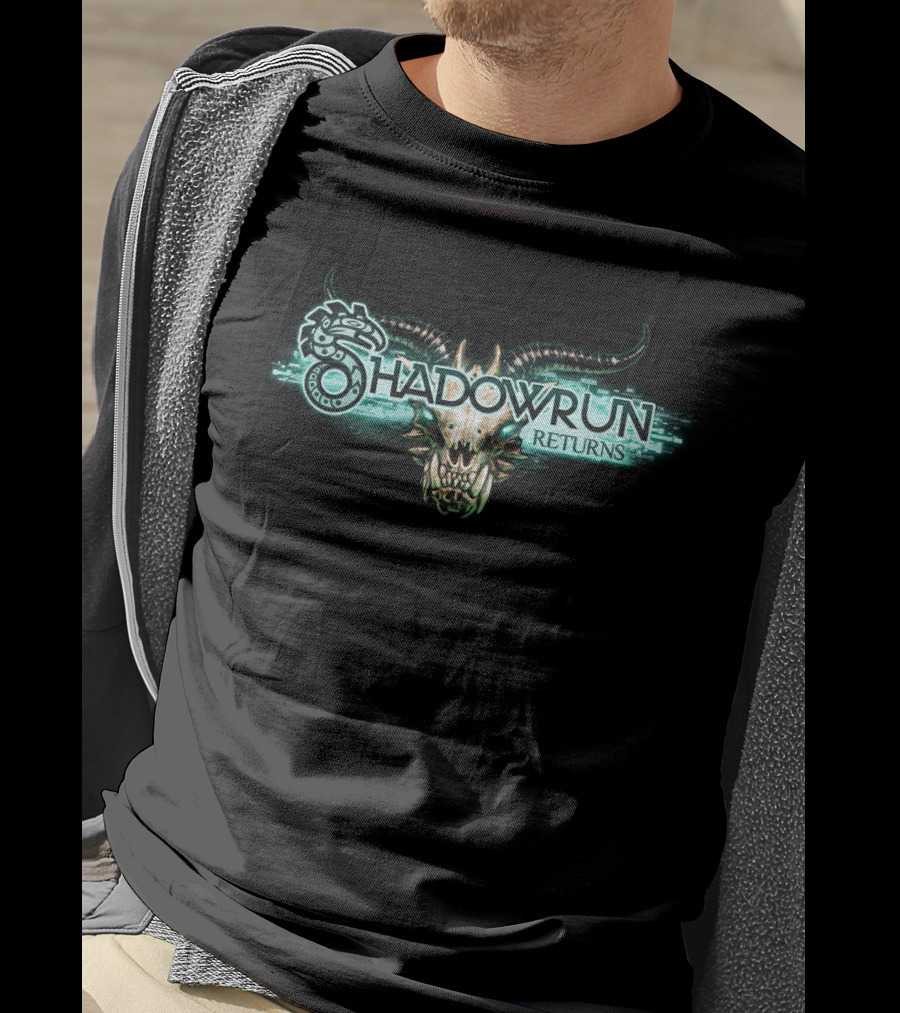 Shadowrun Returns Dragon Skull T-Shirt