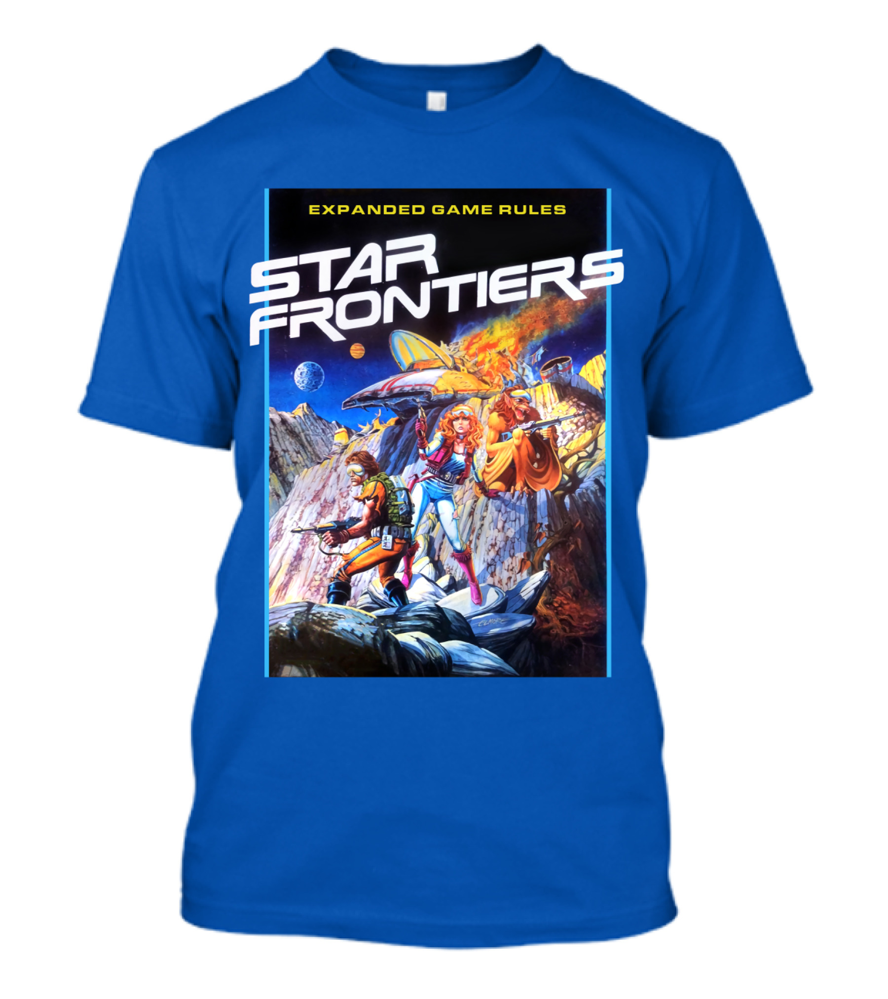 Expanded Game Rules Star Frontiers Science Fiction Adventure T-Shirt