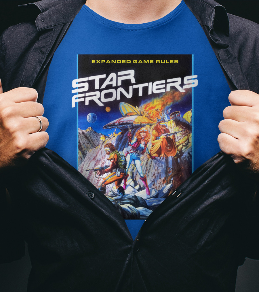 Expanded Game Rules Star Frontiers Science Fiction Adventure T-Shirt