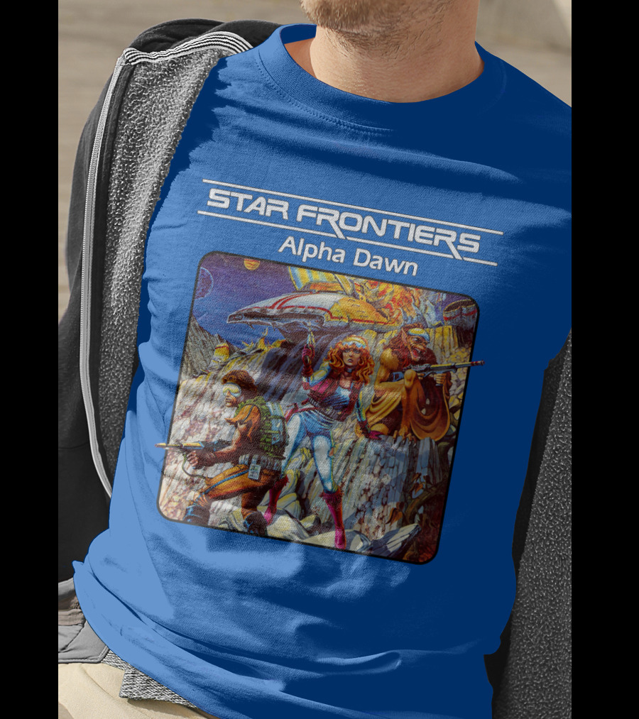 Star Frontiers Alpha Dawn Retro Sci-Fi Adventure T-Shirt