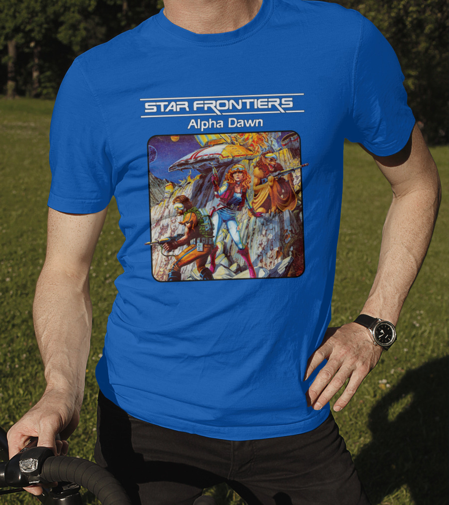 Star Frontiers Alpha Dawn Retro Sci-Fi Adventure T-Shirt