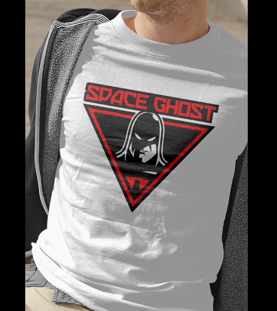 Space Ghost Logo With Red Triangle T-Shirt