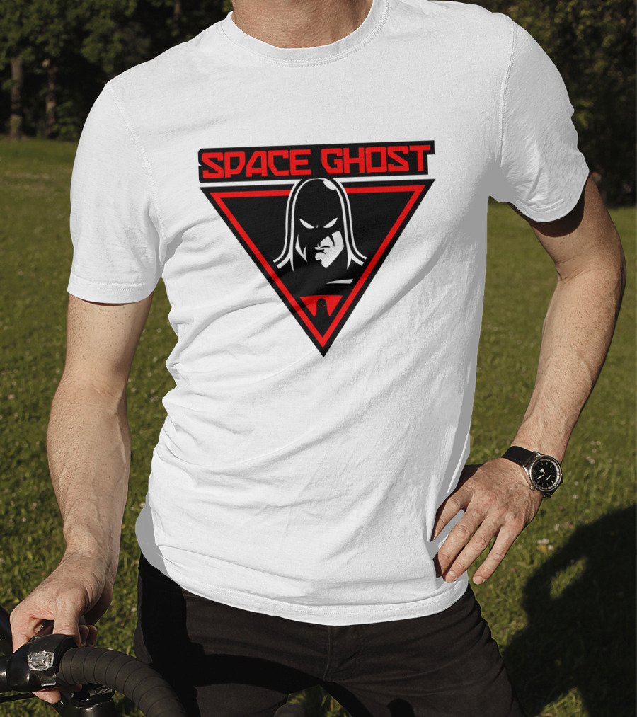 Space Ghost Logo With Red Triangle T-Shirt