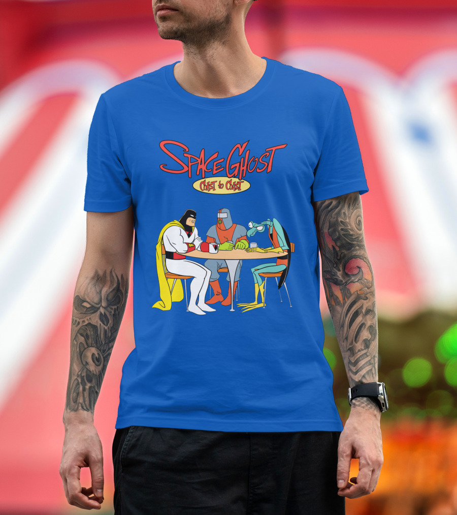 Space Ghost Coast to Coast Zorak and Moltar at Table T-Shirt