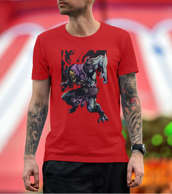 Premium T-Shirt: Skeletor Masters of the Universe Villain Dark T-Shirt Skeletor Masters of the Universe Villain Dark T-Shirt