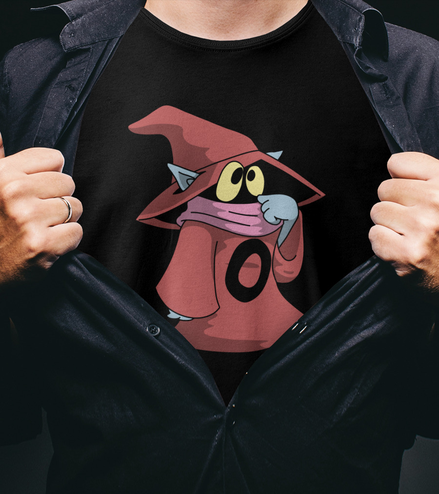 Orko Masters Of The Universe Character Red Robe Blue Ears T-Shirt