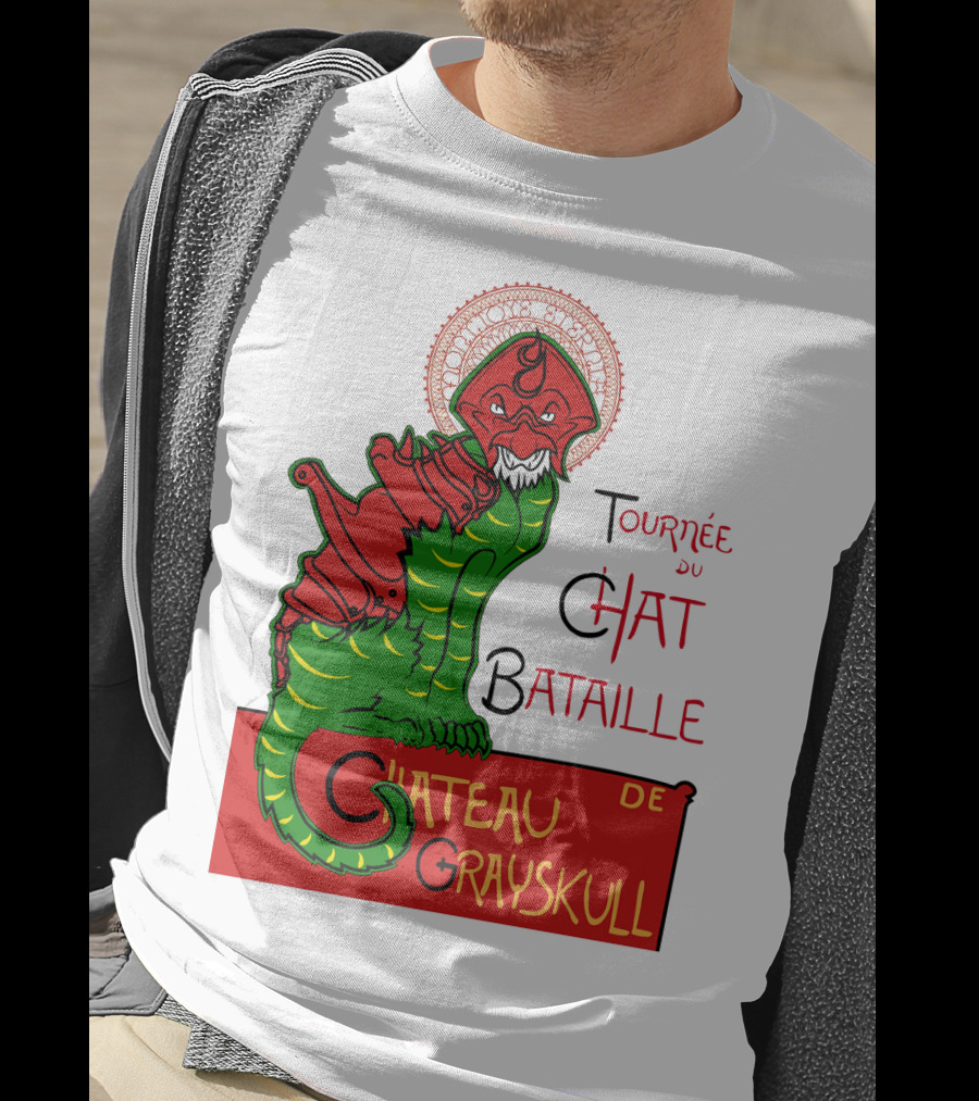 Tournée Du Chat Bataille De Château Grayskull T-Shirt