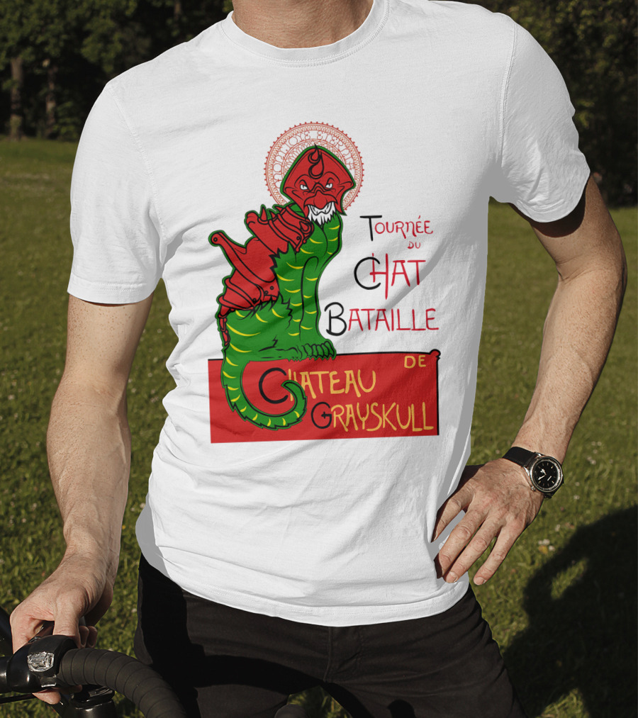 Tournée Du Chat Bataille De Château Grayskull T-Shirt