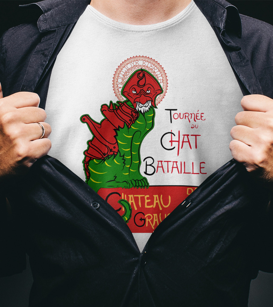 Tournée Du Chat Bataille De Château Grayskull T-Shirt