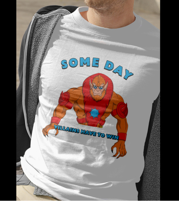 He Man And The Masters Of The Universe Beastman Someday Villains Have To Win T-Shirt