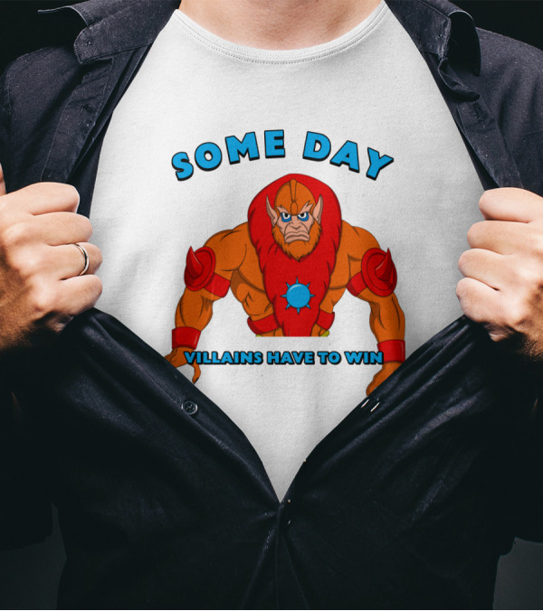 He Man And The Masters Of The Universe Beastman Someday Villains Have To Win T-Shirt