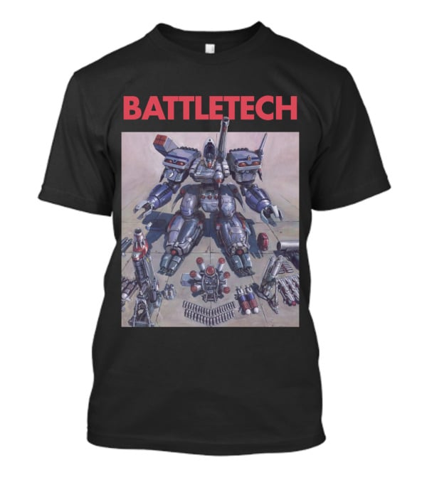 BATTLETECH Mech Assembly Scene T-Shirt