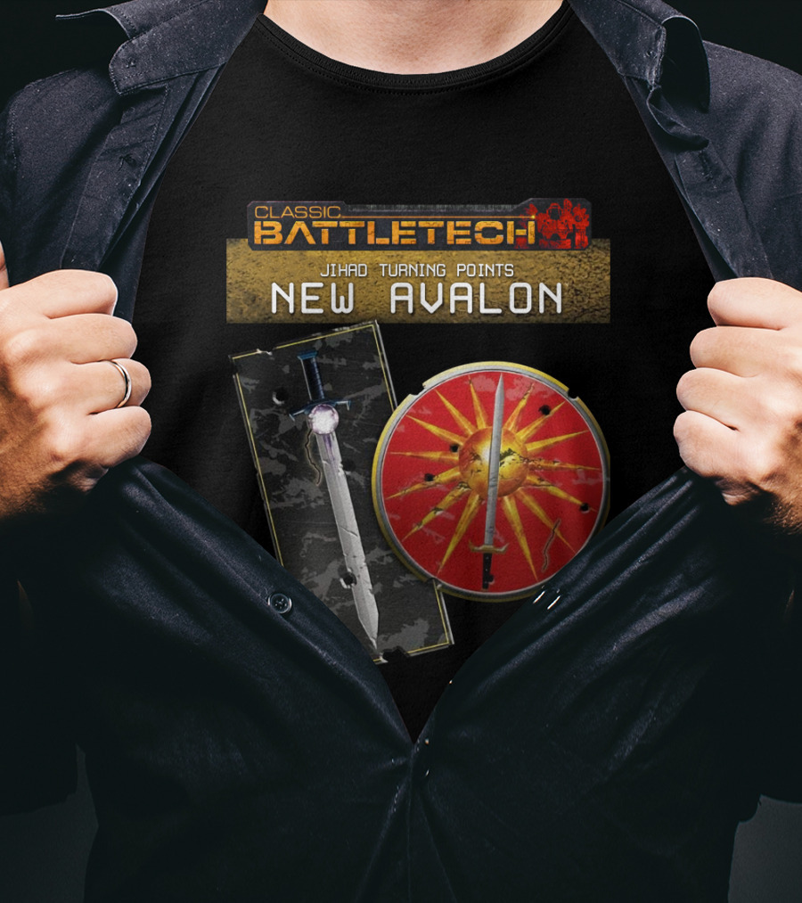 Classic BattleTech Jihad Turning Points New Avalon BTT JTP T-Shirt