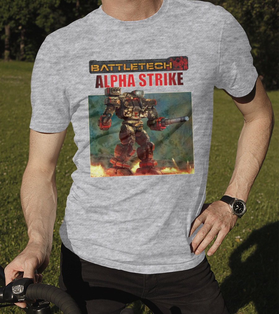 BattleTech ALPHA STRIKE Mech Warrior Battle Scene T-Shirt