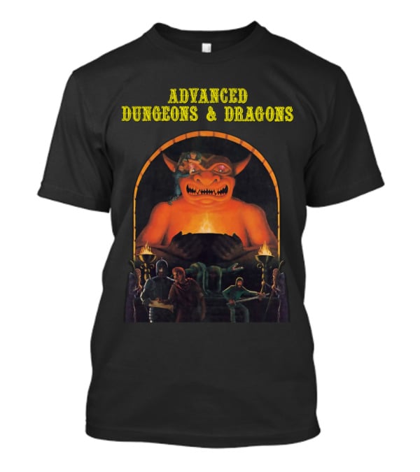 Advanced Dungeons And Dragons Monster Demon Vintage Cover T-Shirt