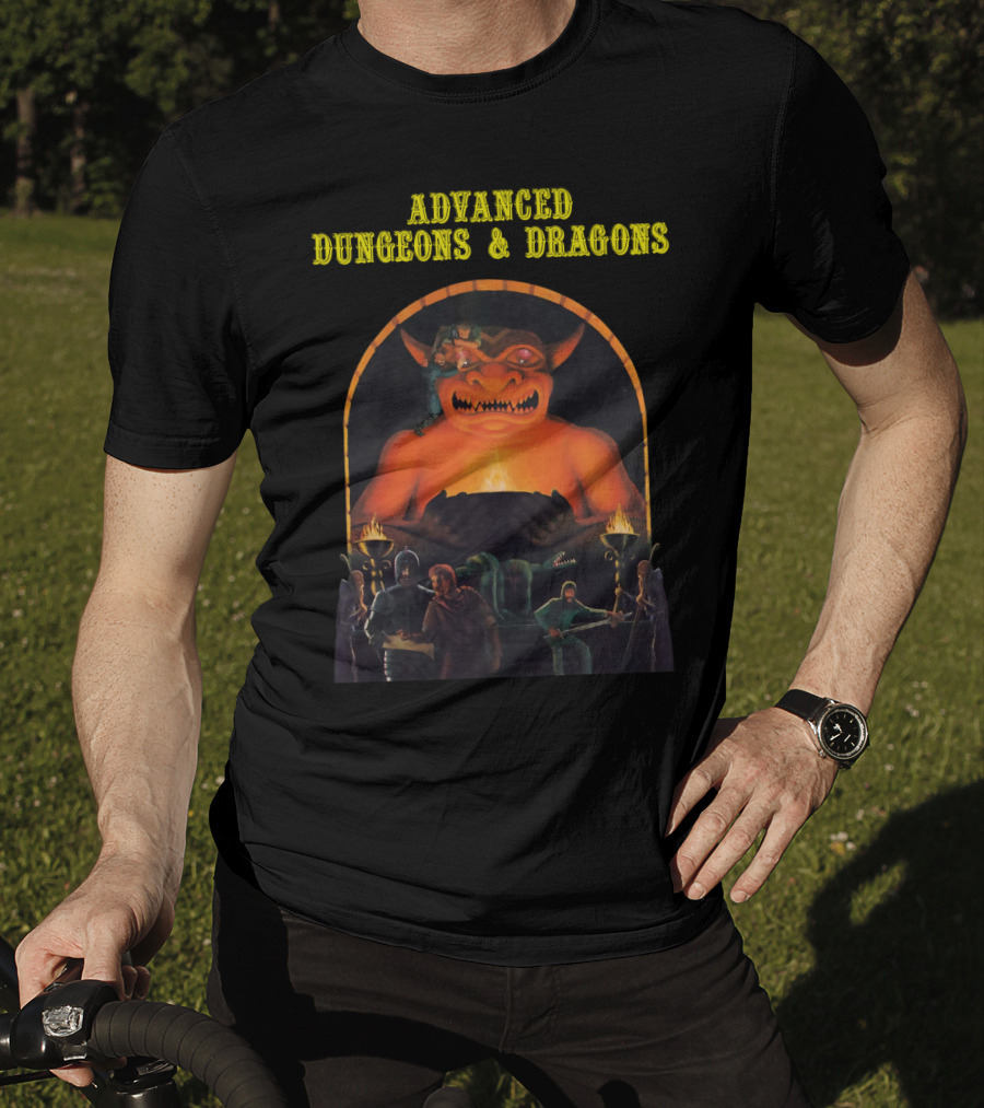 Advanced Dungeons And Dragons Monster Demon Vintage Cover T-Shirt