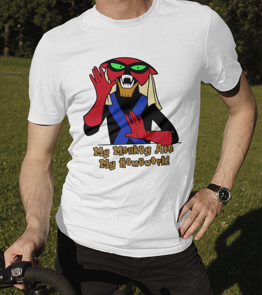 Space Ghost Brak My Monkey Ate My Homework T-Shirt
