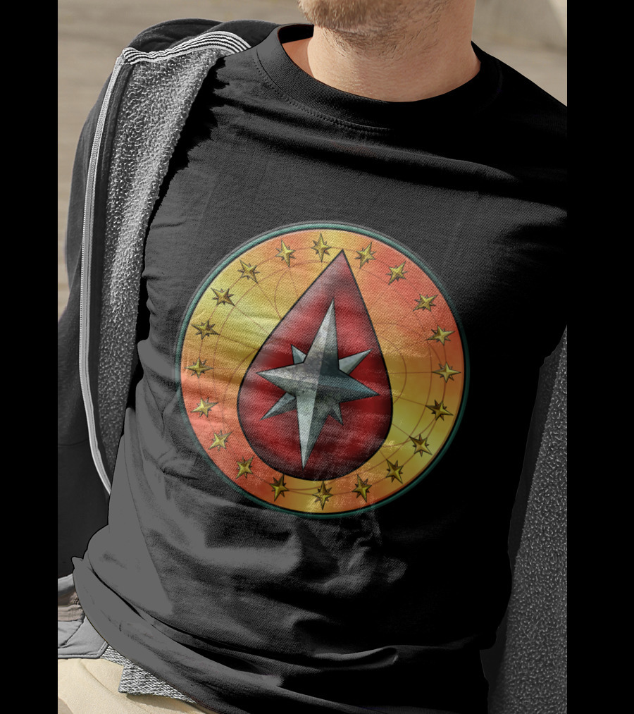 Clan Blood Spirit Symbol Starburst Emblem T-Shirt